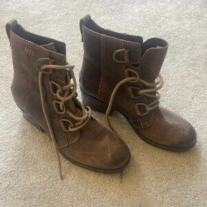 Sorel - Brown Waterproof Booties - Size 8